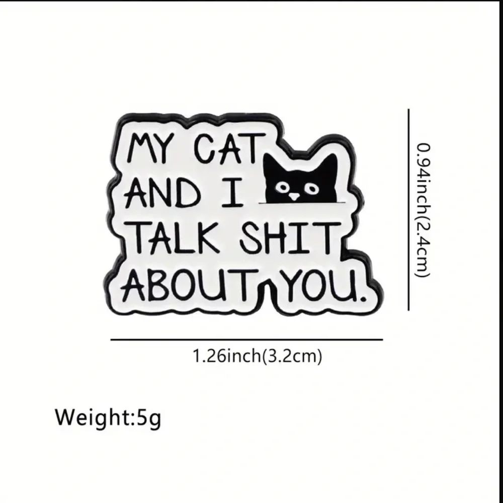 Funny Cat Pin